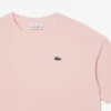 T-shirt feminina de corte descontraído com padrão de crocodilo