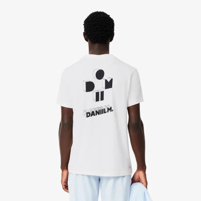 T-shirt Lacoste Tennis X Daniil Medvedev Ultra Dry para homem