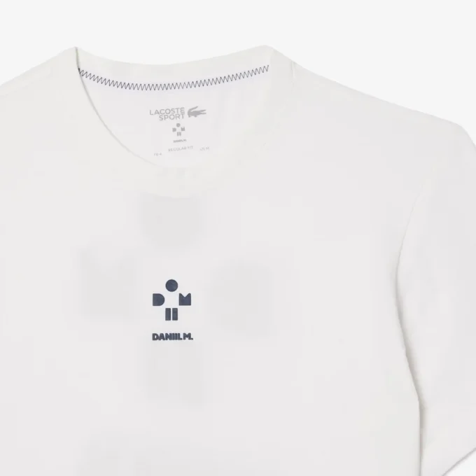 T-shirt Lacoste Tennis X Daniil Medvedev Ultra Dry para homem
