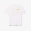 T-shirt masculina com efeito lavado e estampado Ombra