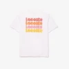 T-shirt masculina com efeito lavado e estampado Ombra