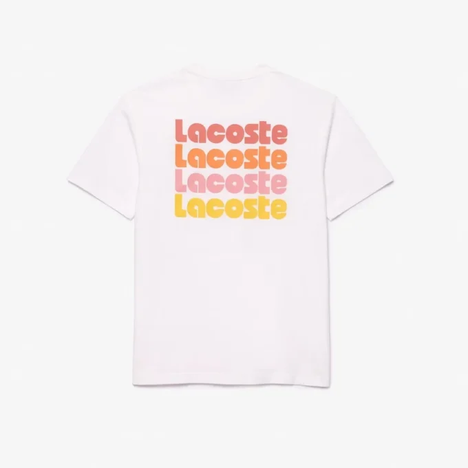T-shirt masculina com efeito lavado e estampado Ombra
