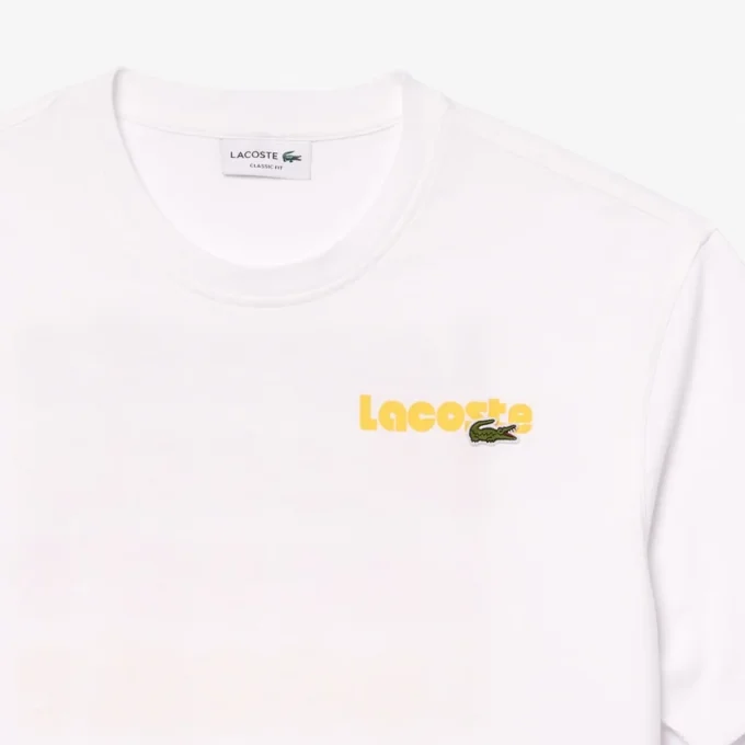 T-shirt masculina com efeito lavado e estampado Ombra