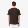 T-shirt masculina com gola às riscas, fabricada em França