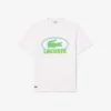 T-shirt masculina de algodão pesado com estampado