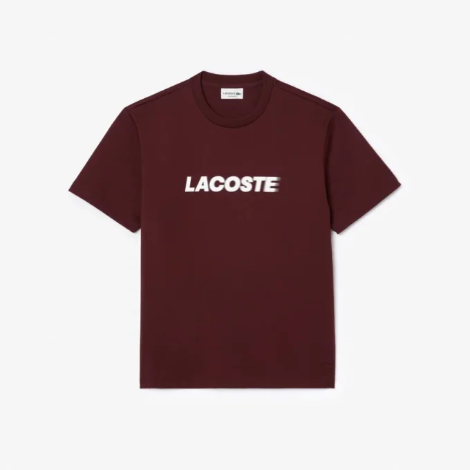 T-shirt masculina de algodão pesado com logótipo