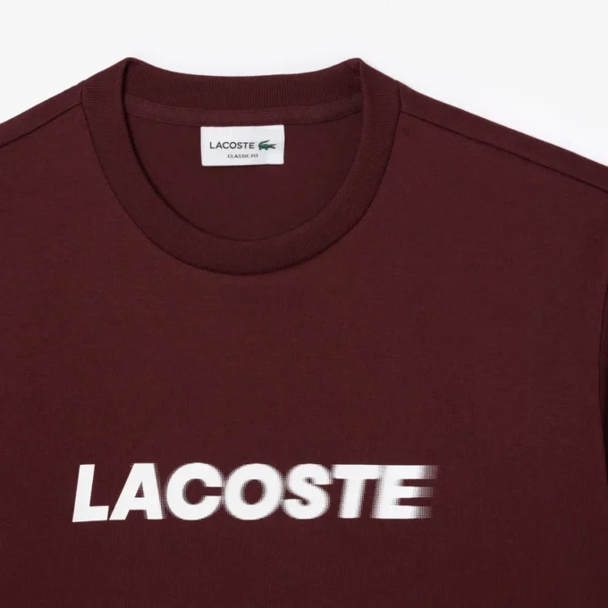 T-shirt masculina de algodão pesado com logótipo