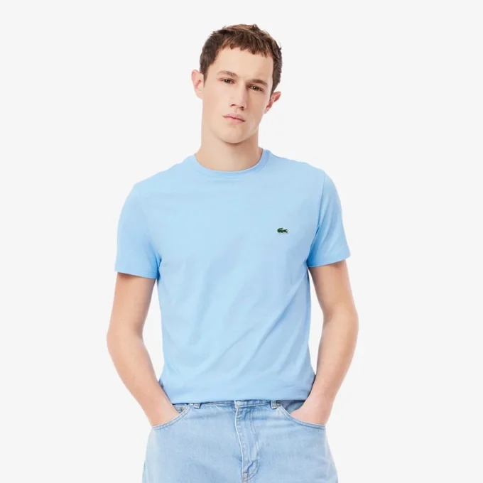 T-shirt masculina de algodão Pima