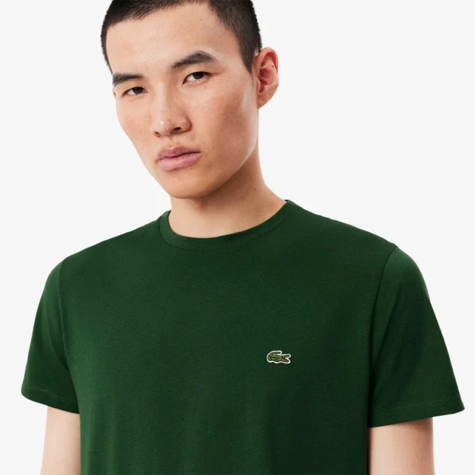 T-shirt masculina de algodão Pima