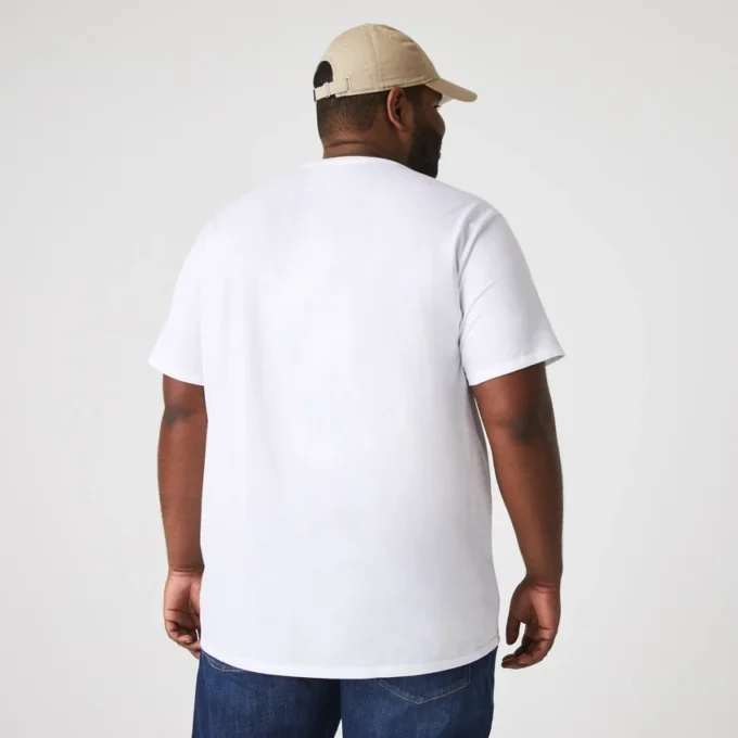 T-shirt masculina de algodão Pima