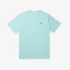 T-shirt masculina de corte largo com decote em V em Pima