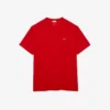 T-shirt masculina de gola em V com corte largo em Pima