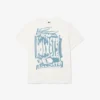 T-shirt masculina em jersey de algodão com estampado