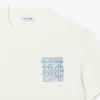 T-shirt masculina em jersey de algodão com estampado
