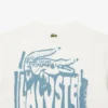 T-shirt masculina em jersey de algodão com estampado