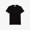 T-shirt masculina leve de algodão Pima com decote em V