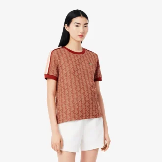 T-shirt Monogram Slim Fit para mulher