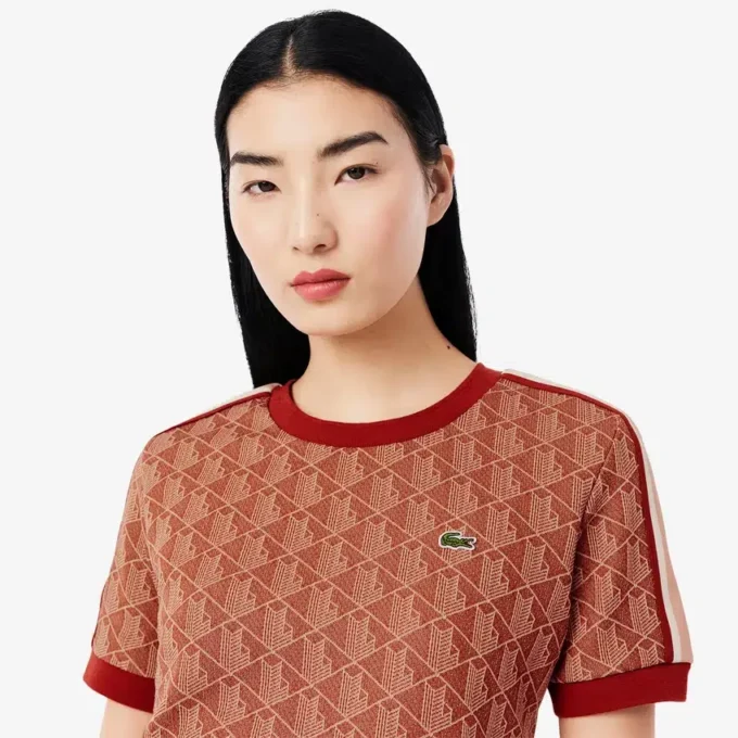 T-shirt Monogram Slim Fit para mulher