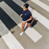 T-shirt técnica em algodão Ultra Dry para mulher