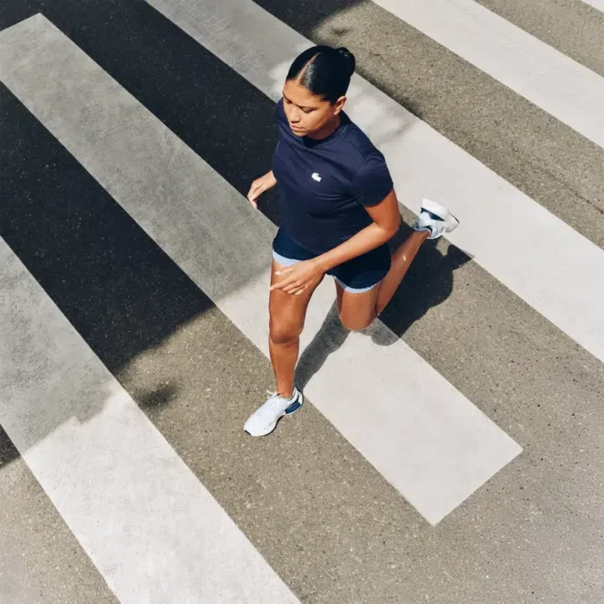 T-shirt técnica em algodão Ultra Dry para mulher