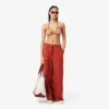 Top de banho em jersey estampado para mulher