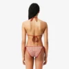 Top de banho em jersey estampado para mulher