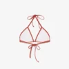Top de banho em jersey estampado para mulher