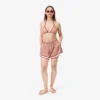Top de banho em jersey estampado para mulher