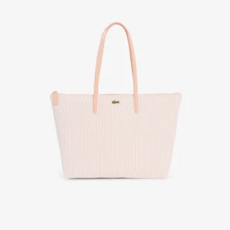 Tote grande às riscas L.12.12 Concept