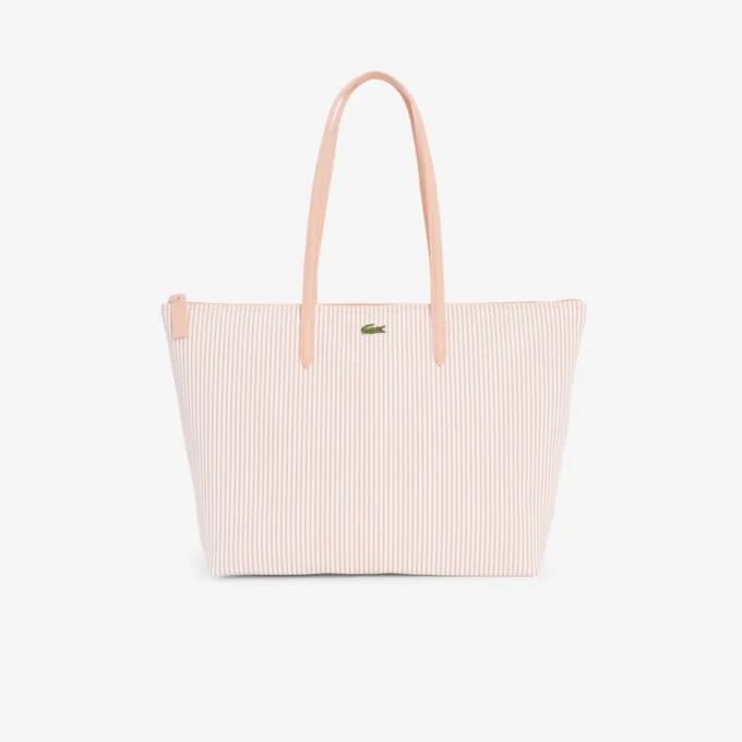 Tote grande às riscas L.12.12 Concept