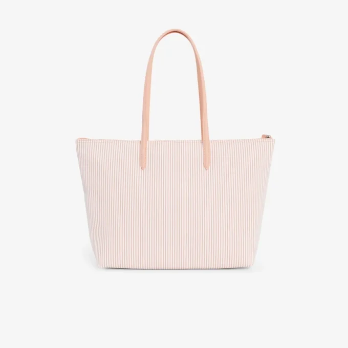 Tote grande às riscas L.12.12 Concept