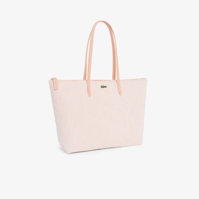 Tote grande às riscas L.12.12 Concept
