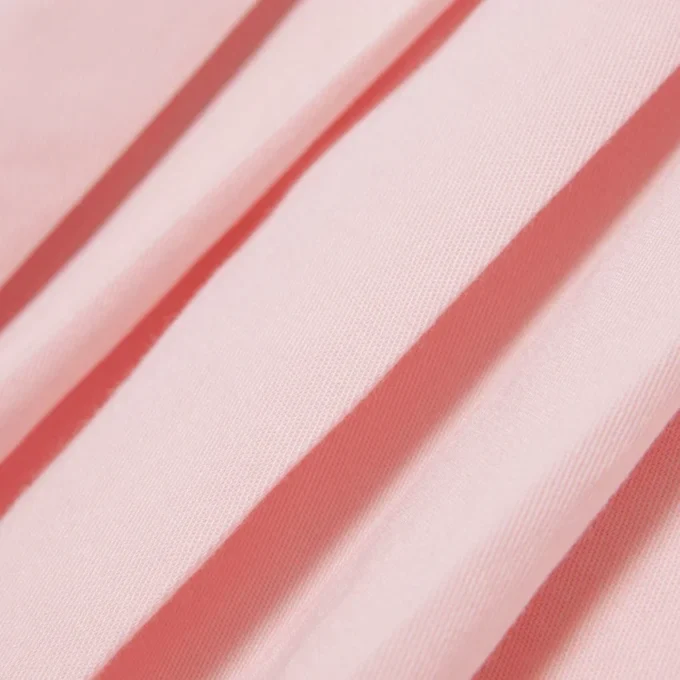 Vestido-camisa com saia plissada em popeline