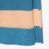 Vestido de algodão às riscas