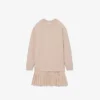 Vestido de moletom de algodão oversized