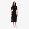 Vestido de mulher com gola de Polo Diamanta Crocodile e corte justo