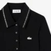 Vestido de mulher com gola de Polo Diamanta Crocodile e corte justo