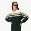 Vestido de piqué de corte justo para mulher, fabricado em França