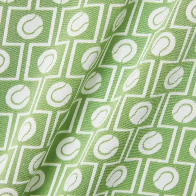 Vestido de polo de cetim plissado