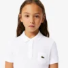 Vestido de polo em piqué para criança