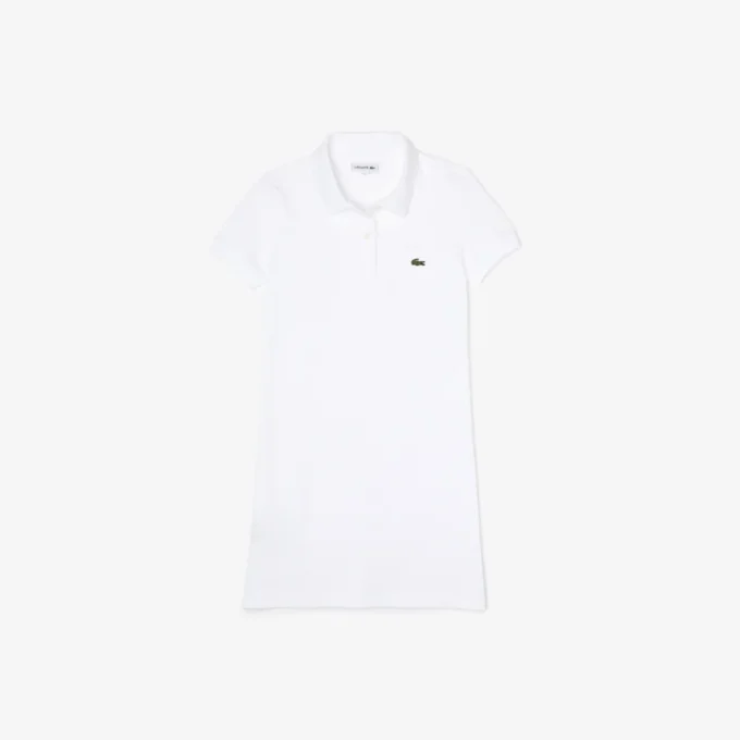 Vestido de polo em piqué para criança