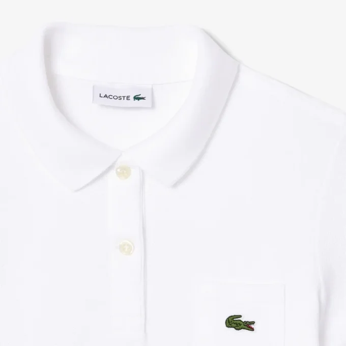 Vestido de polo em piqué para criança