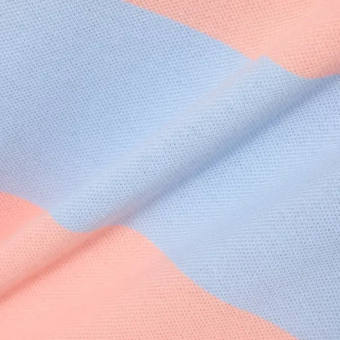 Vestido de polo sem mangas às riscas em malha Piqua