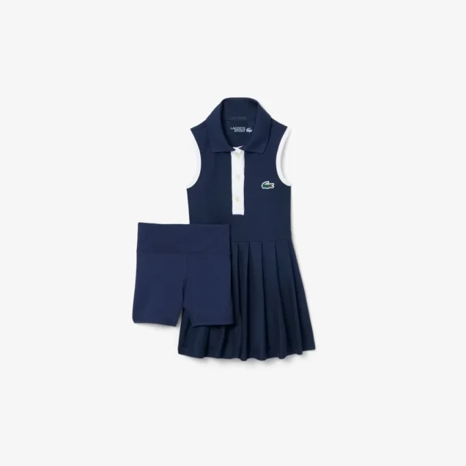 Vestido desportivo em piqué Ultra Dry