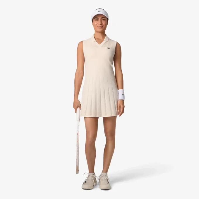 Vestido e calções de ténis elásticos para mulher