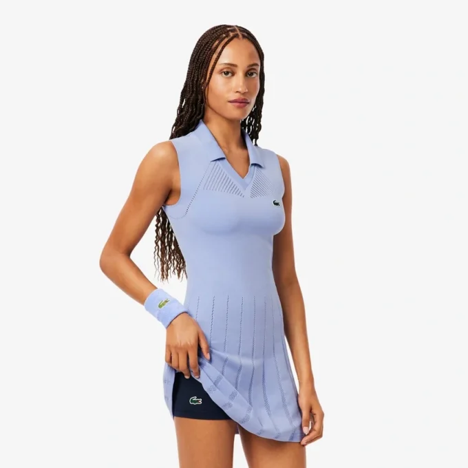 Vestido e calções de ténis elásticos para mulher