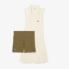 Vestido e calções de ténis elásticos para mulher