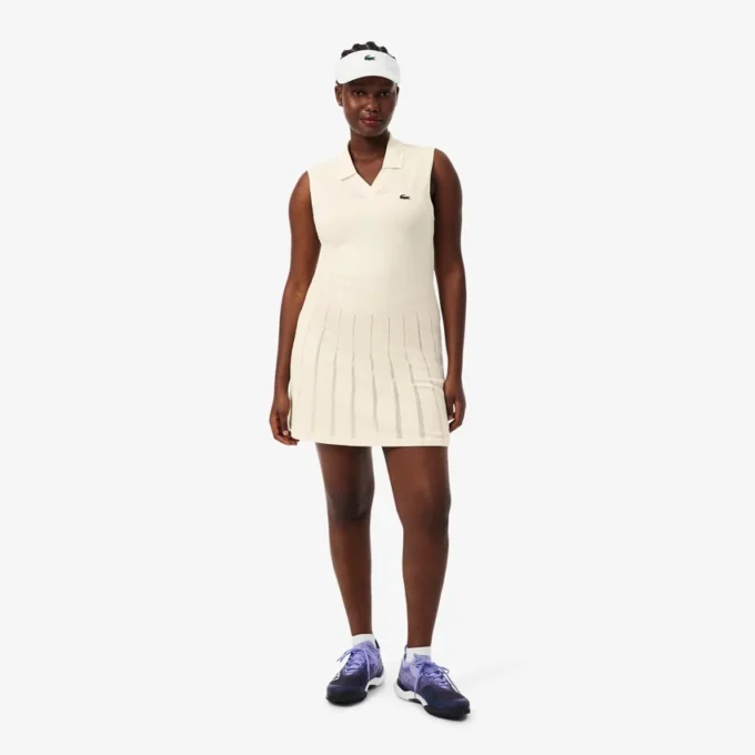 Vestido e calções de ténis elásticos para mulher
