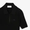 Vestido feminino com gola polo plissada
