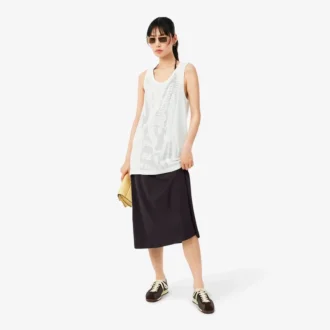 Vestido maxi com alças e costas abertas